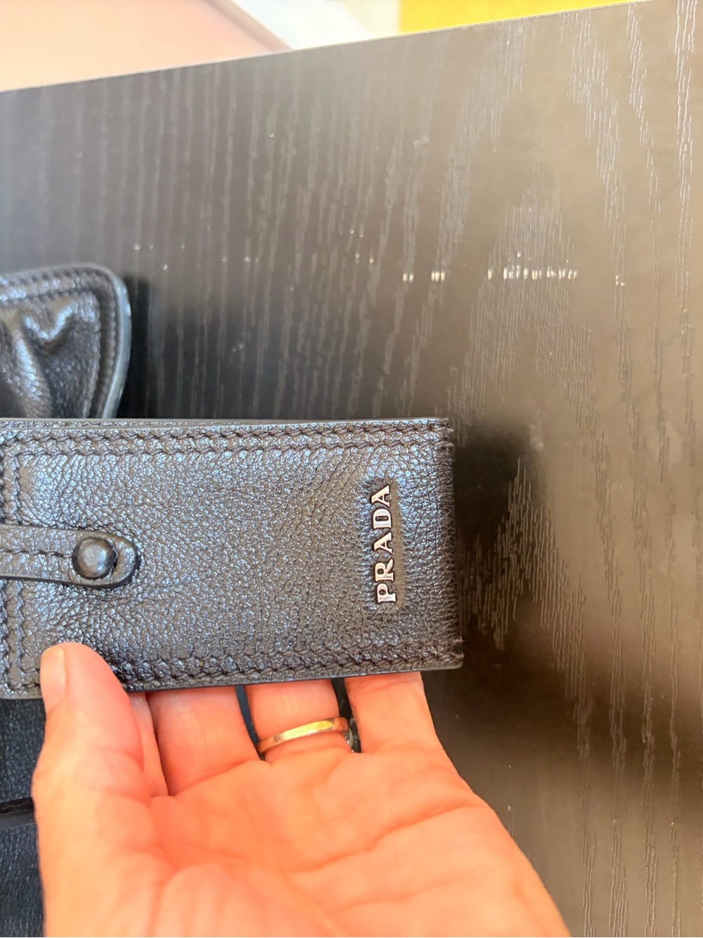 Prada Black Leather Etiquette Tote - Picture 2 of 12